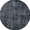 Vloerkleed Rovinj rond donkerblauw 35^Trendhopper Best