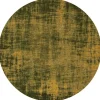 Vloerkleed Rovinj rond groen 52^Trendhopper Outlet