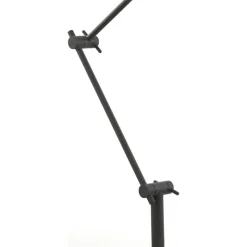 Vloerlamp Riksja mat Zwart + dimmer^Trendhopper Discount