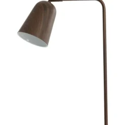 Vloerlamp Selamo houtprint Donkerbruin^Trendhopper