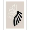 Wanddecoratie Leaf 50x70^Trendhopper Discount