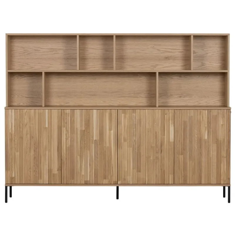 Wandkast Gravure New Eiken Blanke lak^Trendhopper Online