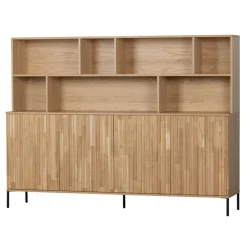 Wandkast Gravure New Eiken Blanke lak^Trendhopper Online