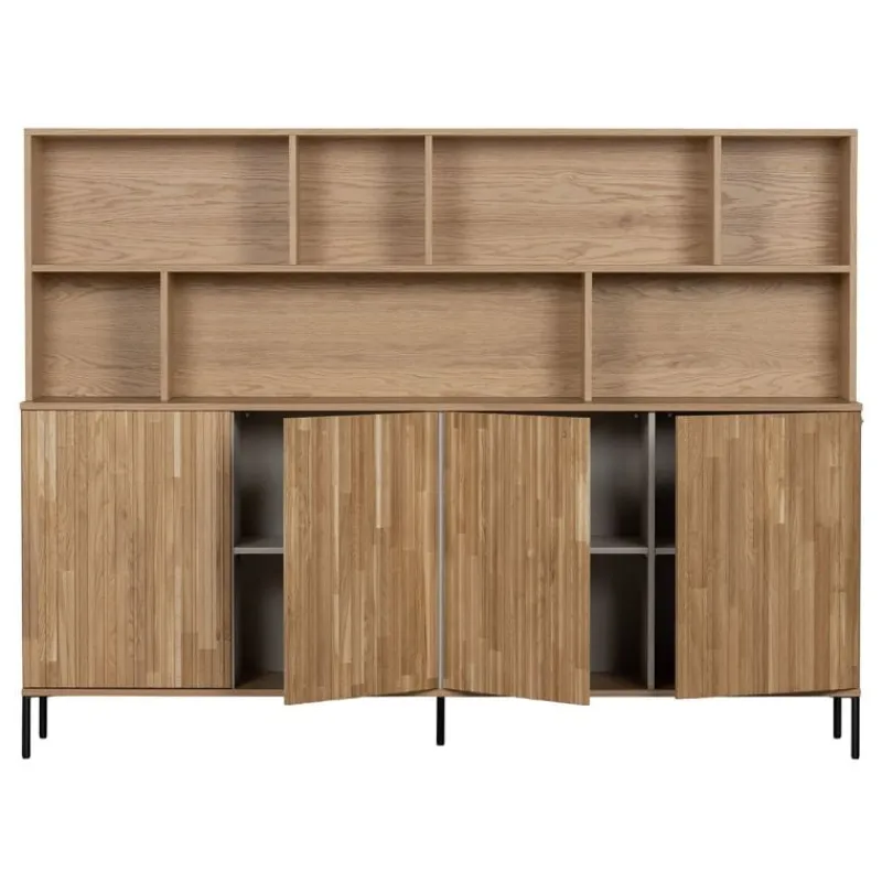 Wandkast Gravure New Eiken Blanke lak^Trendhopper Online