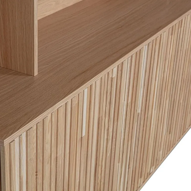 Wandkast Gravure New Eiken Blanke lak^Trendhopper Online